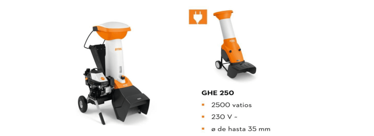 Condiciones de uso y solicitud de biotrituradoras